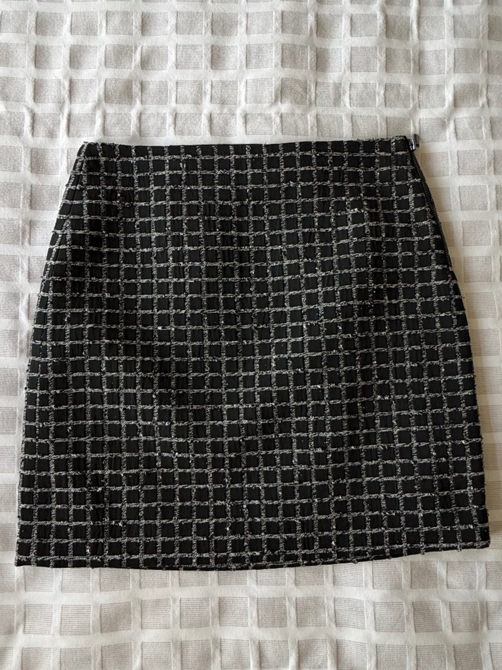 Black & White Check mini skirt fully lined and excellent condition